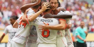 7NPKK7XOOZG7DEIQQY4S2PIBI4 Bayern goleó a Flamengo y avanza en el Mundial