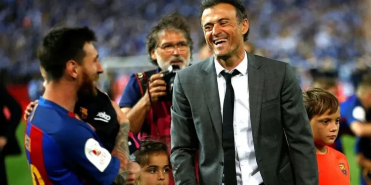 EY3UQ3Y6CFGZBJK6JDU67G2AJY Messi y Luis Enrique: un reencuentro cargado de historia