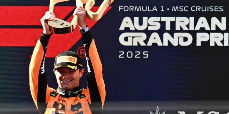 TRD5VM37XVEKBPEBZFHIWGBU3Y Tabla de posiciones de F1 tras el GP de Austria