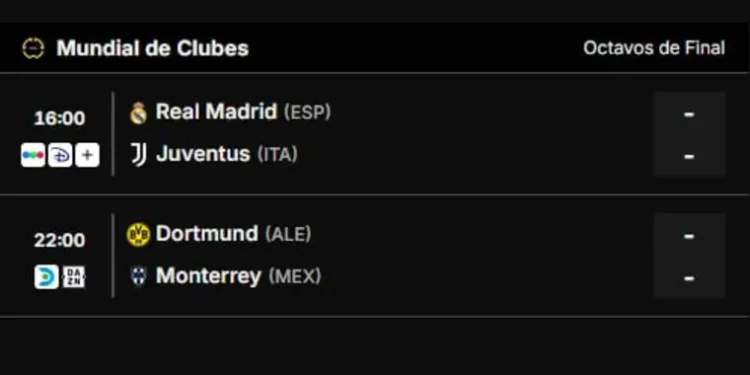 LLGOVRQXPRBO3J6OVAVRPFMLDI Partidos del Mundial de Clubes 2025: horarios y cómo ver en vivo hoy