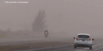 alerta Alerta por vientos superiores a 120 km/h y lluvias intensas en el Alto Valle