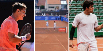 atp bastad bochorno cristian garin argentino carabelli insultos y pelea Cristian Garín pierde ante Camilo Ugo Carabelli y desafía a pelear fuera de la cancha