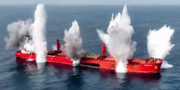 esta imagen publicada por el centro de medios DE4O4OFIYZHJ7HNBJ77ATBDWZA Los hutíes hunden dos barcos en el mar Rojo y intensifican sus ataques en la región