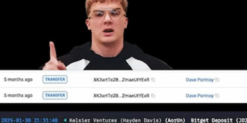 hayden mark davis y los datos de sus VC2C6OHFTVBUHIXCRHVLA55Y2E Transferencias millonarias de Hayden Davis tras reunión con Milei y antes del lanzamiento de $LIBRA