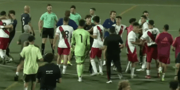 trifulca 862x485 River quedó eliminado del Mundial Juvenil tras derrota polémica ante Real Madrid
